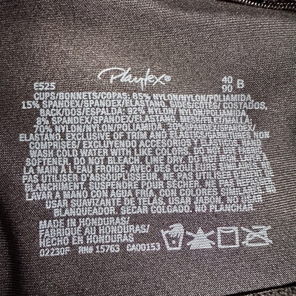 BRA 40B Playtex E525 Black Wireless Front Closure 3445 AF - Picture 7 of 7